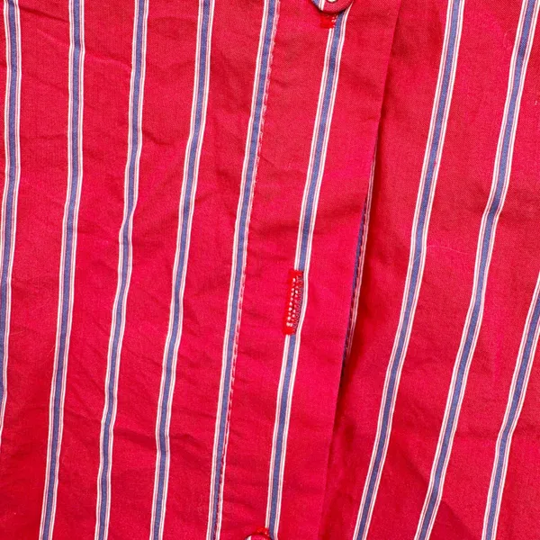 Princess Polly Womens Tawni Red Stripe Lace Up Corset Mini Shirt Dress Size 6 - Image 4