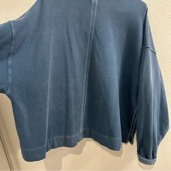Old Navy Oversized Garment-Dyed Mock-Neck Sweatshirt - Image 7