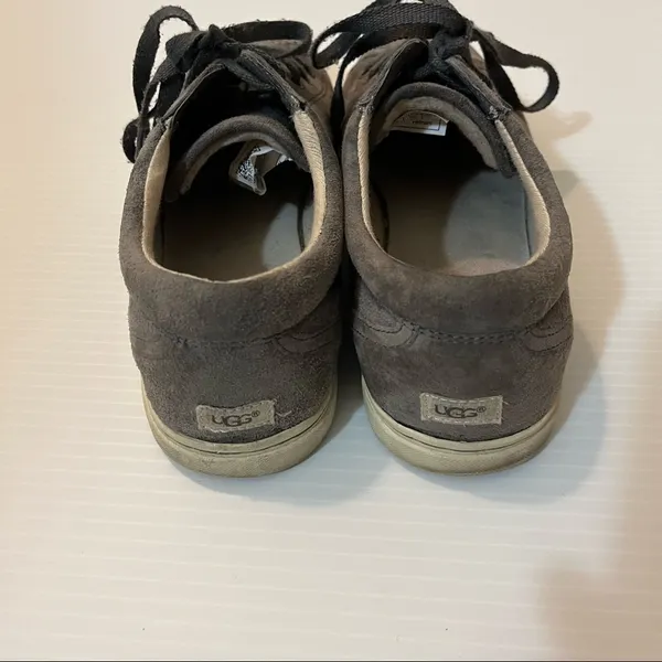 UGG Tomi Pewter Gray Suede Sneaker - Image 6