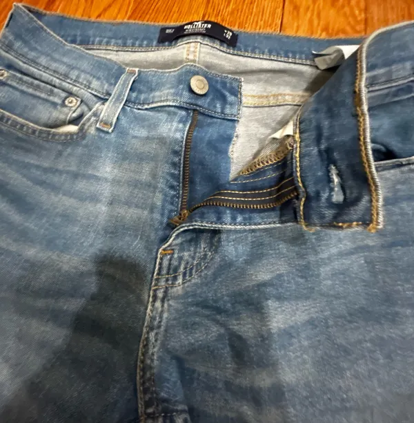 HOLLISTER CALIFORNIA SLIM STRAIGHT EPIC FLEX denim jeans size w 29/L32 - Image 16