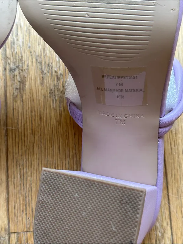 Steve Madden Lavender Braided Strap Block Heel Sandals - Image 8