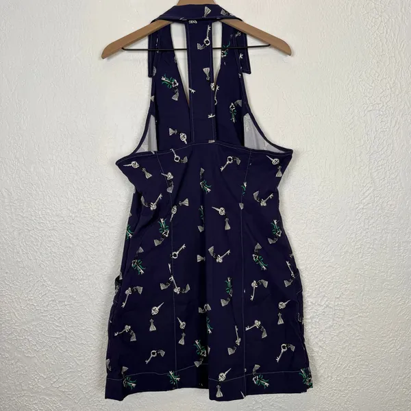 Maeve Anthropologie Amelia Collared Mini Dress Key Print Size XL NWT - Image 3