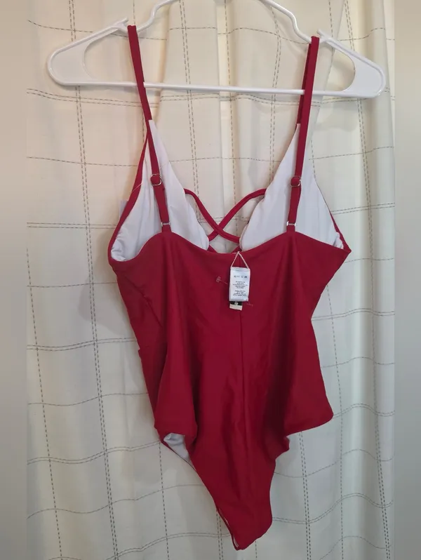 Dippin Daisys Bliss One Piece In Baywatch Red - Image 8