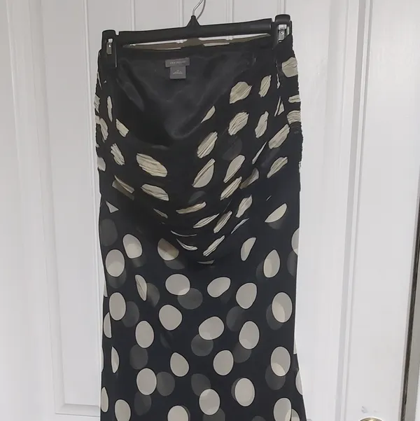 Ann Taylor Strapless Polka Dot Dress Size 14 - Image 3
