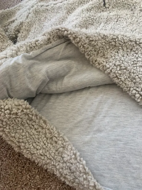 Sherpa Jacket Half Zip - Image 4