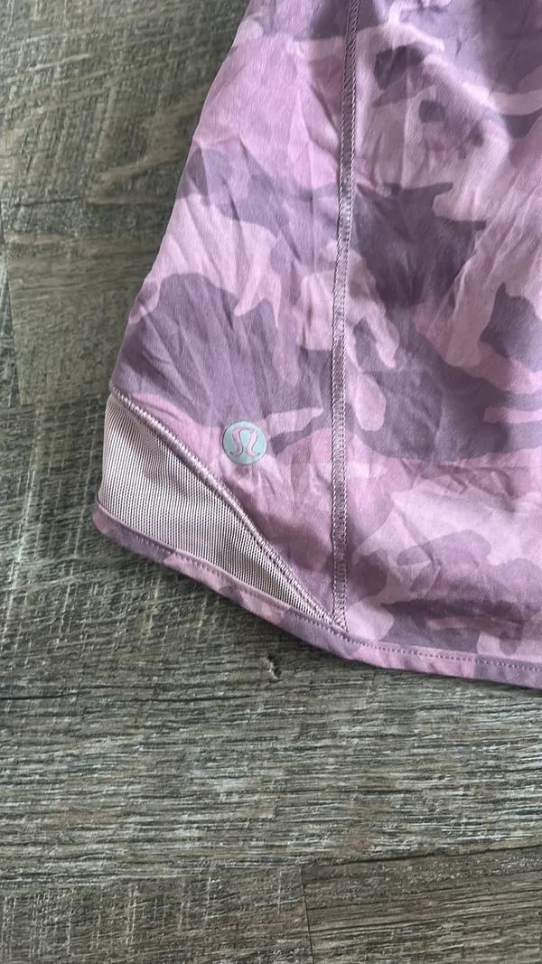Purple camo, Lululemon shorts - Image 3