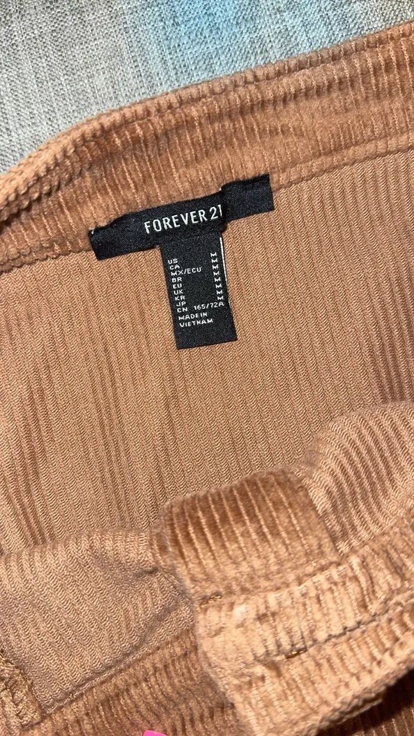 Forever 21 Brown Button Down Skirt - Image 2