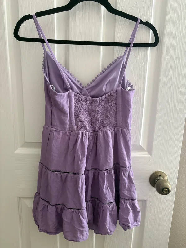 Short Purple Dress - Image 2