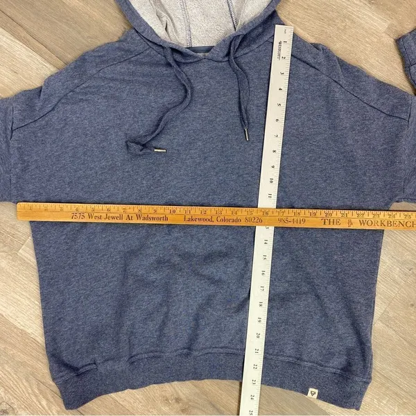 LIV Outdoor Kendall Crossover Back Pullover Hoodie‎ Sweatshirt Blue Large - Image 14