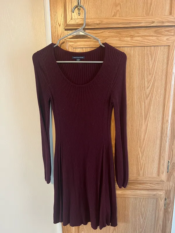 Maroon Dress - Image 4