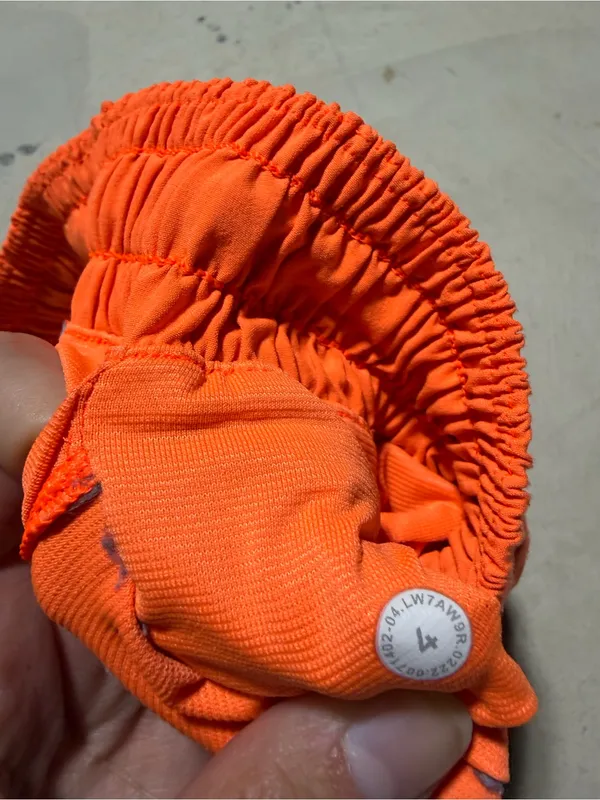 lululemon athletica Women's Neon Orange Athletic Shorts 4 - Image 11