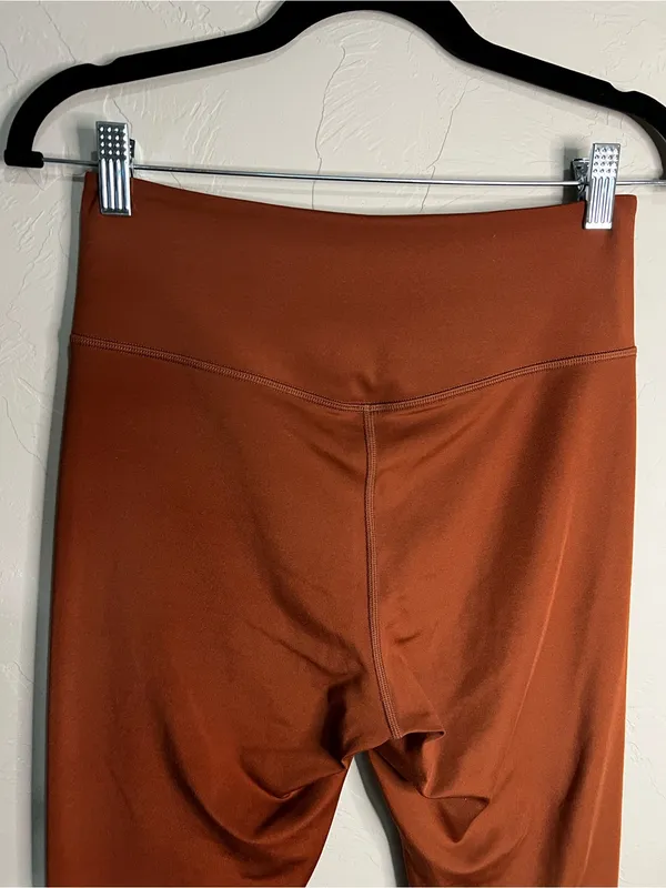 Girlfriend Collective Hi Rise Full Length Sedona Terracotta Activewear‎ Leggings - Image 6