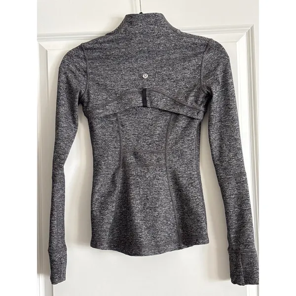Lululemon Black Heathered Define Jacket Full Zip‎ Size 2 - Image 7