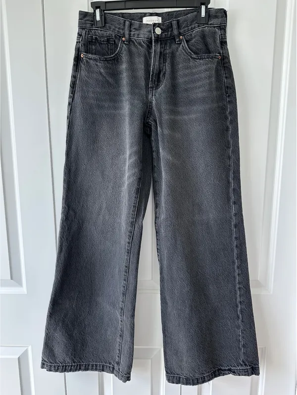 Pacsun Lena Super Baggy Jeans Black Wash Size 25 - Image 2