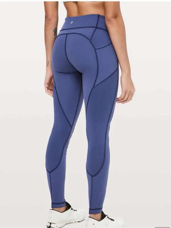 Lululemon All the Right Places Great Gatsby Blue Pants 28in. Size 4 Athleisure - Image 2