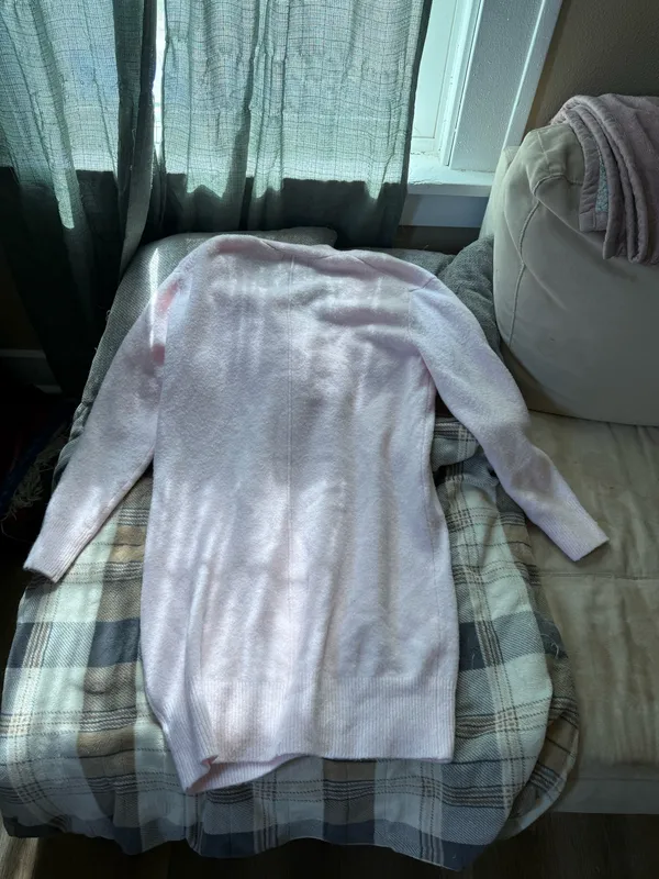 Pink Sweater Dress Size M - Image 2