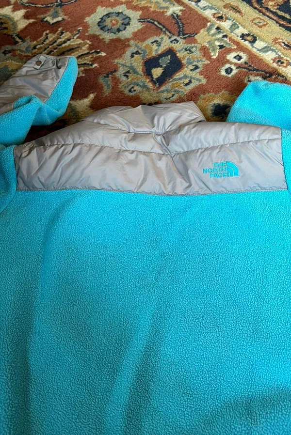 North Face Girls Fleece Coat - Image 3