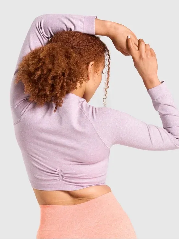 Gymshark Adapt Marl Seamless Long Sleeve - Image 8