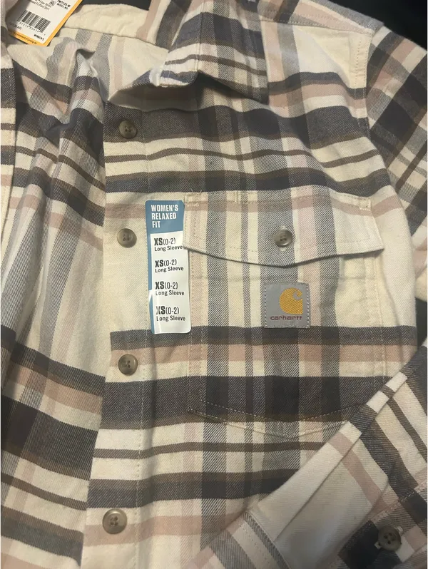 Carhartt Women’s Shirt Plaid Flannel - Image 3