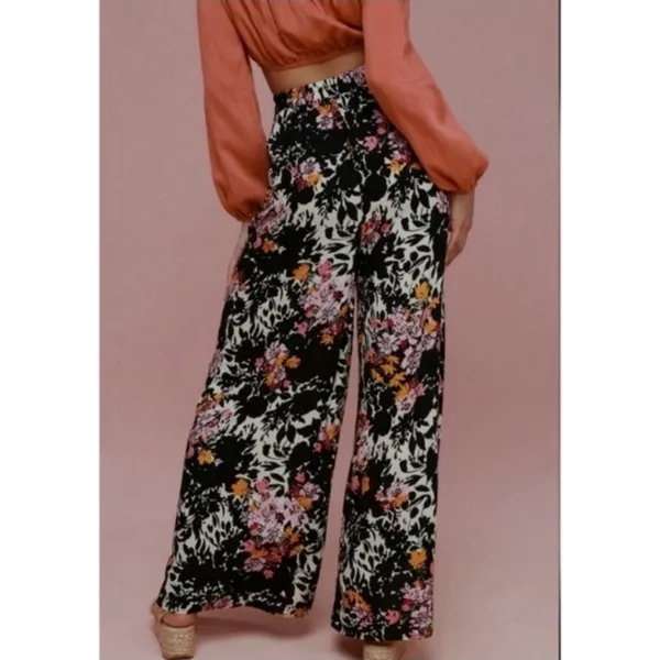 Intimately Free People Late Night Floral Pants Size Small - Image 5
