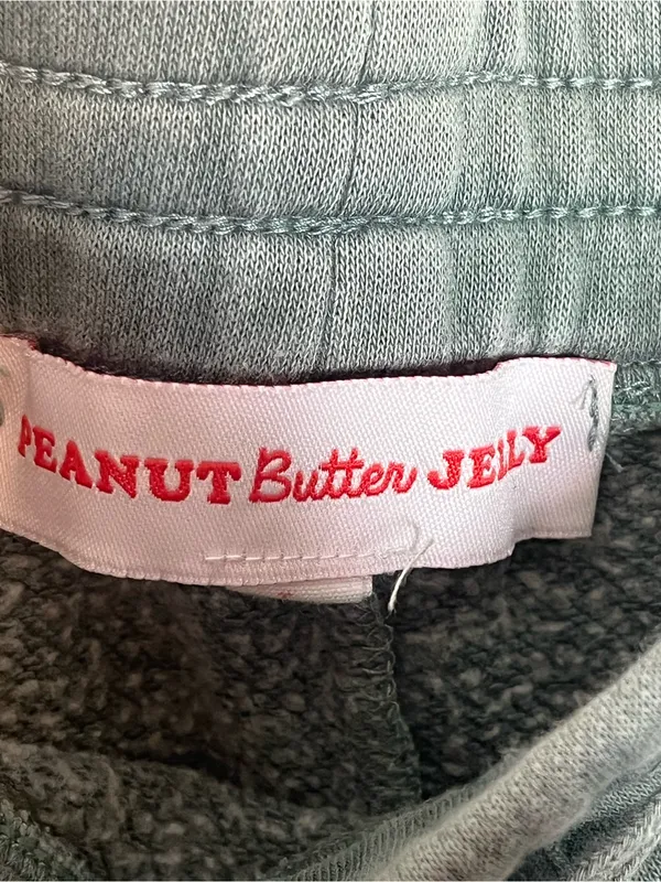 Peanut Butter Jelly Sage Green Nature Lovers Graphic Sweatpants Sz L Joggers - Image 4