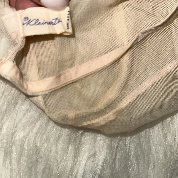 KLEINERTS vintage sheer Mesh Nude Bralette size 34 - Image 6
