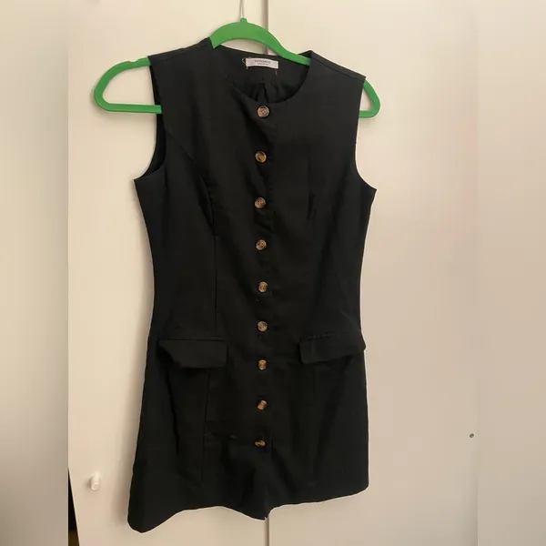 Peppermayo Button down mini dress - Image 4