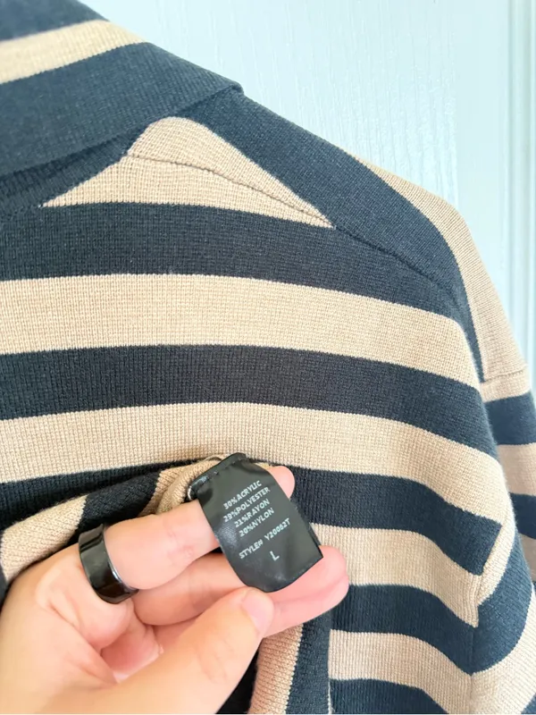 Tuckernuck Pomander Place Rugby Stripe Sweater Collared Dress - Image 4