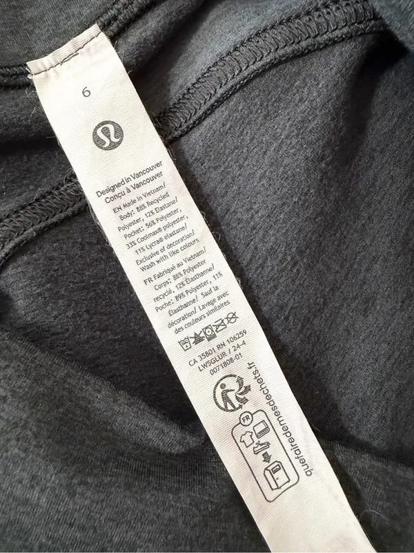 Lululemon Soft Sueded Split-Hem High-Rise Mini-Flare Pant Grey Size 6 - Image 8