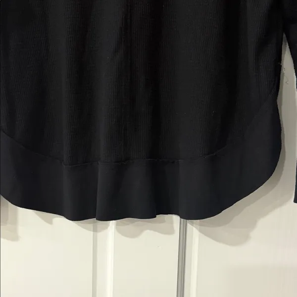 JOY LAB Black V-Neck Layered Sweatshirt - Image 8