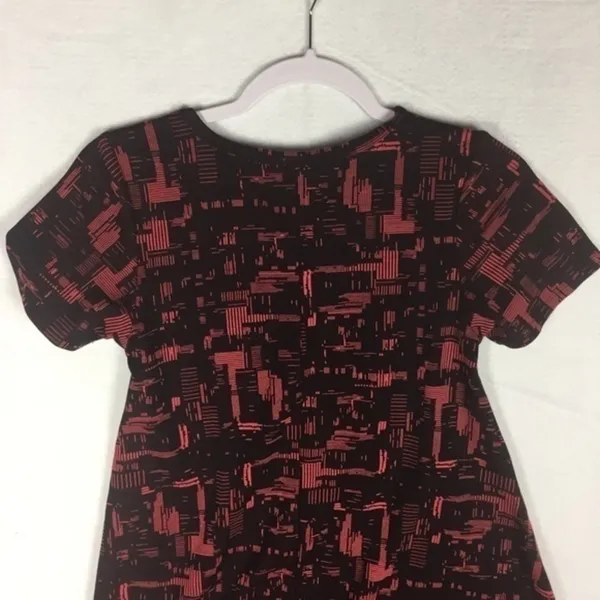 Lularoe Carly‎ Abstract Print Short Sleeve Dress - Image 6