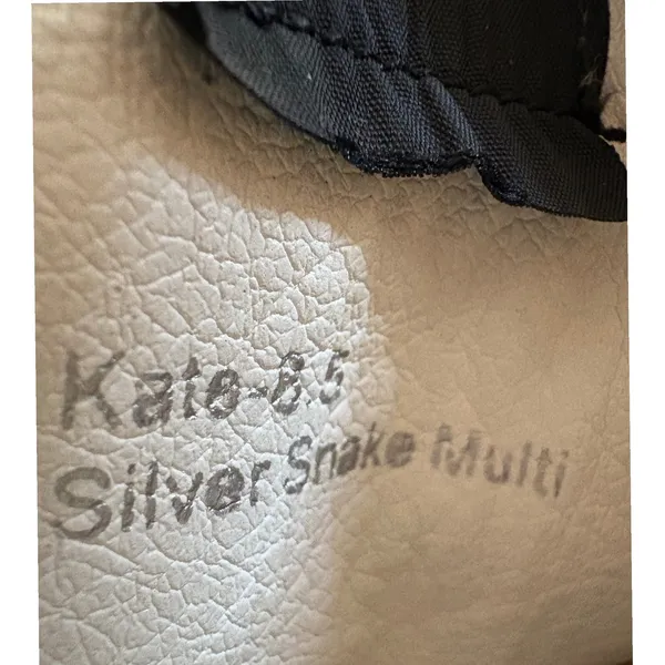 Vintage‎ Havana Sneakers White Gray Snake Star Logo Shoes Women's 8.5 - Image 10