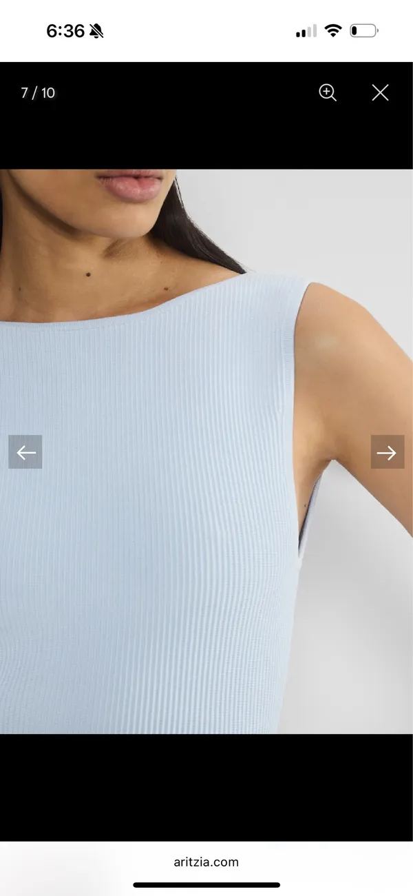 Aritzia sculpt knit leading tank top - Image 5