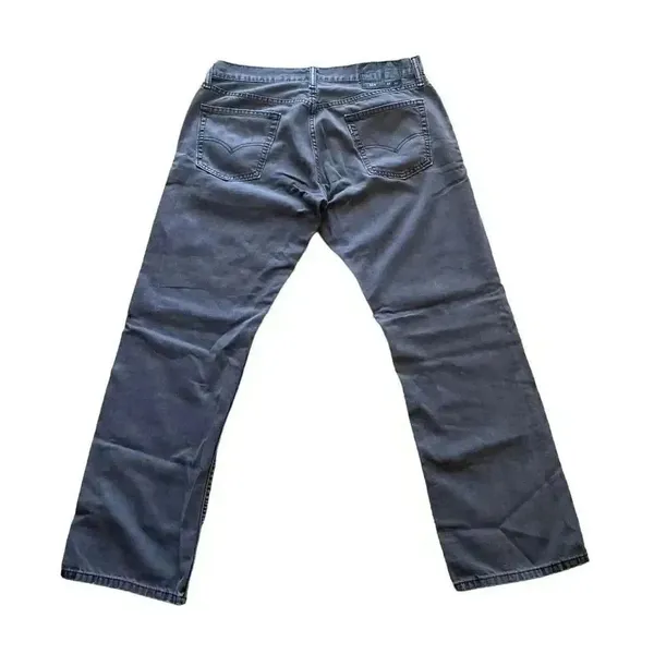 Levi’s Strauss Denim Jeans Black Gray #514 Straight Leg High Rise SZ 34 #1334 - Image 4