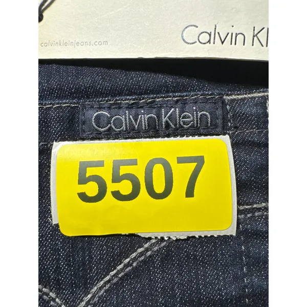 Calvin Klein Jeans Skinny Dark Wash Denim‎ WB98A64 Blue Womens 28/6 NEW - Image 14