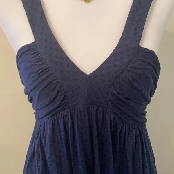 Suzi Chin by Maggie boutique szXsmall sleeveless back zip Little Blue dress EUC - Image 5