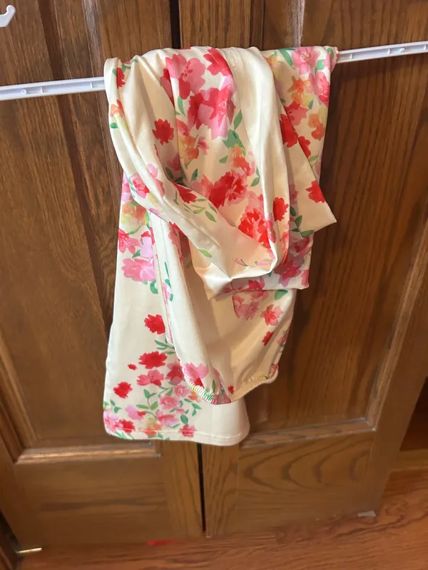Strapless Floral Shein Dress - Image 2