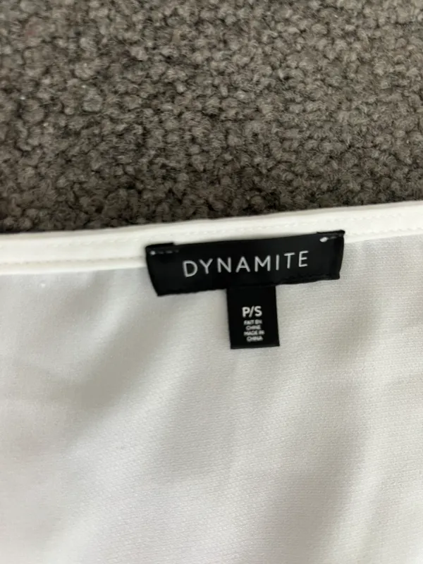 Dynamite White V Neck Long sleeve - Image 3