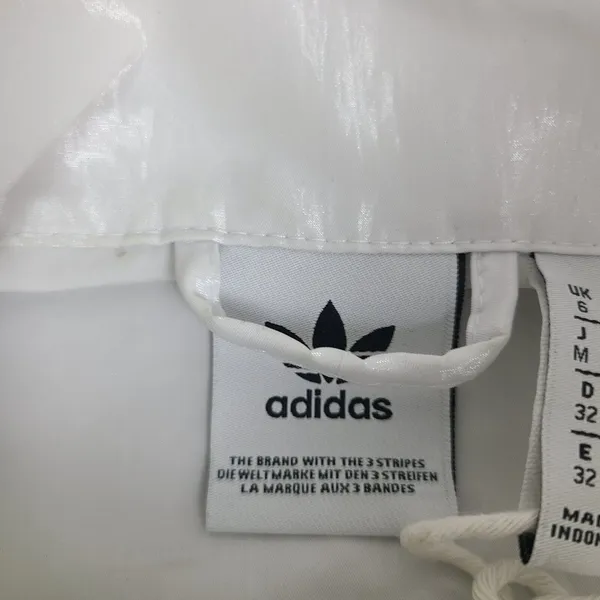 Adidas Womens‎ yellow white full zip jacket 3 stripes size X-Small - Image 6