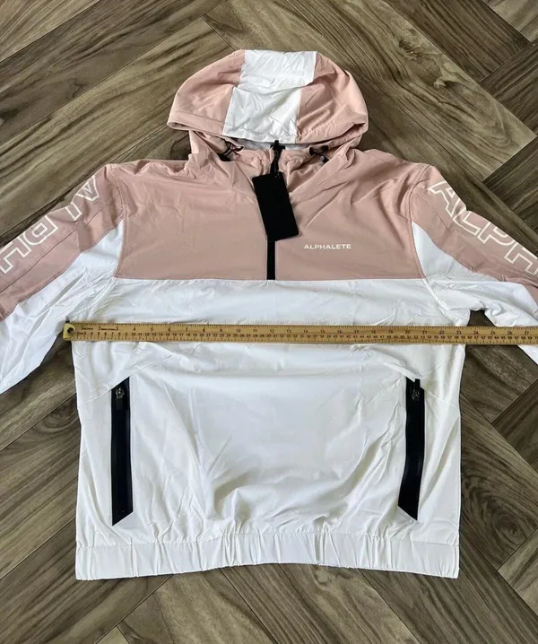 Alphalete Women's EXP Tech Windbreaker- Himalayan Pink, Size Large - Image 5