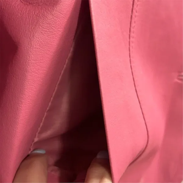 Dialogue Women's Pink Leather Jacket Size M‎ - Image 5