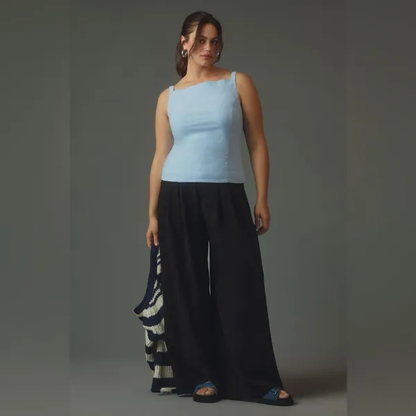 NWT MAEVE by Anthropologie Light Blue Women's Top *flaw noted* - Image 5
