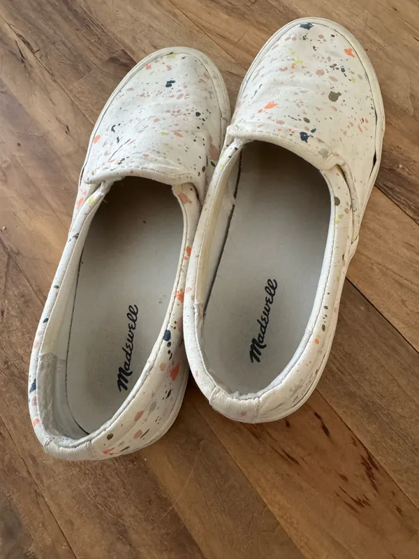 Madewell Paint Splatter Slip-On Sidewalk Sneakers - Image 4