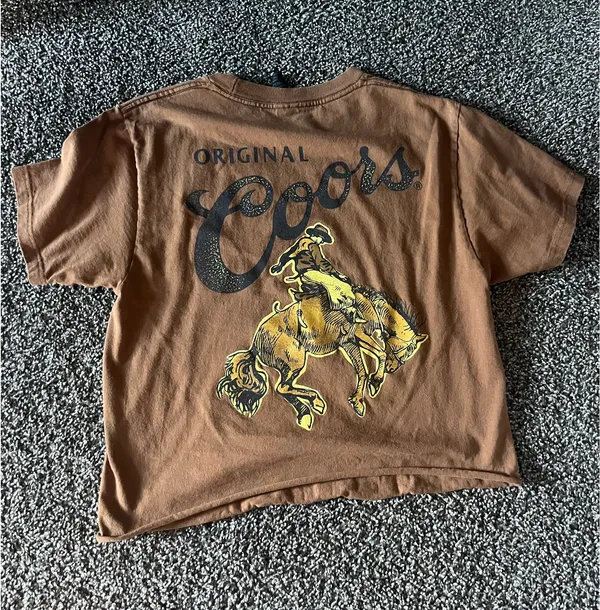 Coors Cropped T-Shirt - Image 2