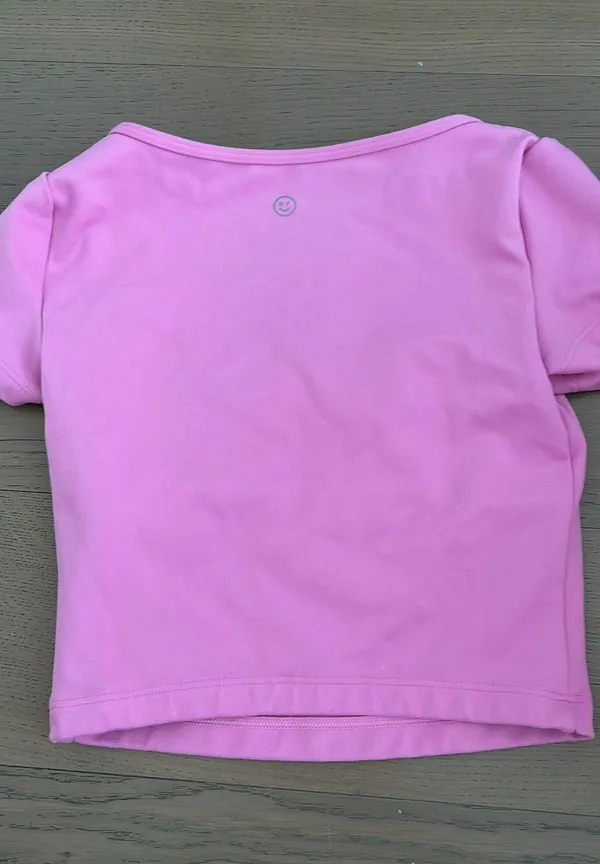 Gilly Hicks Hollister Pink Workout Top - Image 2