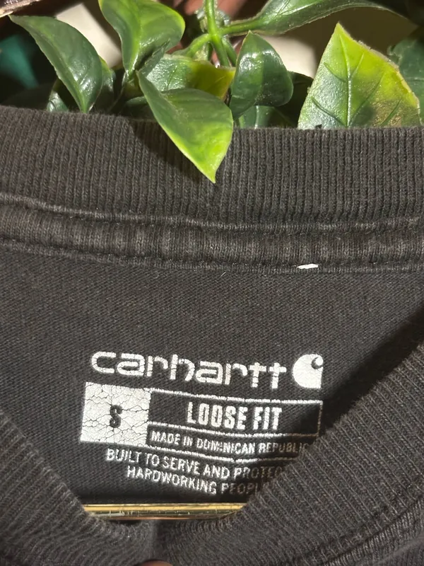 Carhartt Workwear Loose Fit Pocket Short-Sleeve T-Shirt in black - Image 4