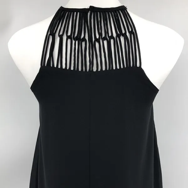 Lulu’s Tell Me black small swing halter dress - Image 5