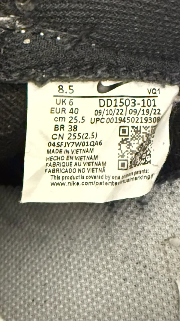 Nike Low Dunk Retro White Black Panda DD1391-100 Womens Size 8.5 - Men’s 7.5 - Image 10