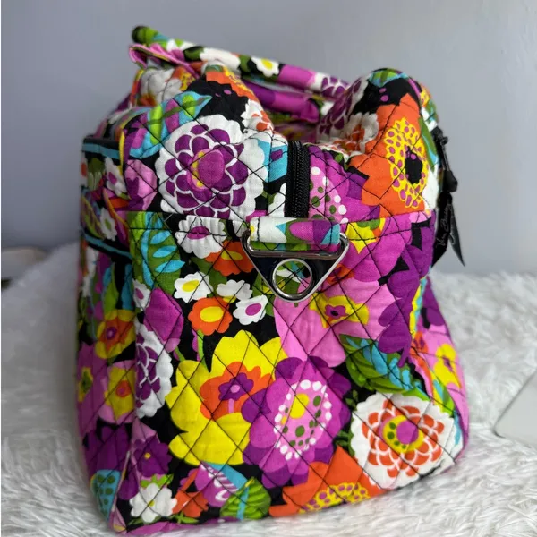 Vera Bradley Large Weekend Va Va Bloom Tote Shoulder Bag - Image 3