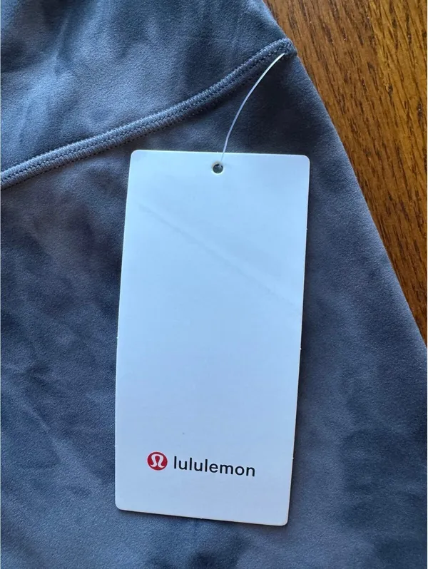 Lululemon Align High Rise 25” Diamond Dye Pitch Grey Graphite Grey Size 8 NWT - Image 5